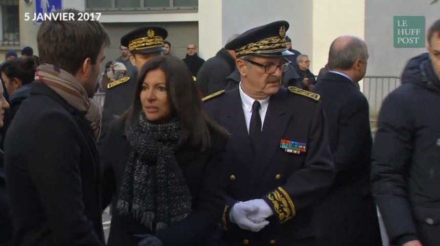 Les images des hommages devant Charlie Hebdo et L'Hyper Cacher, deux ans après