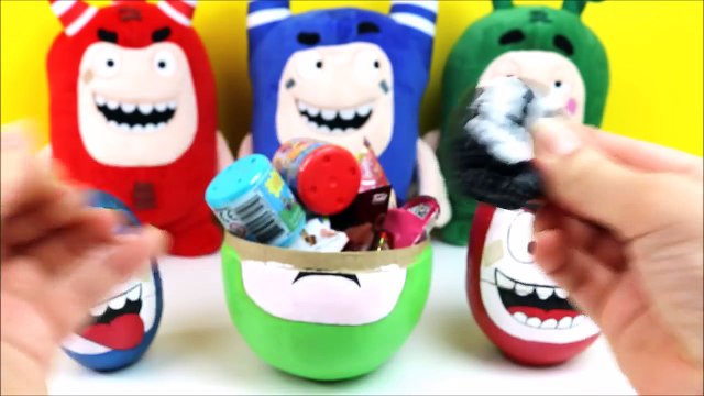Oddbods Toys Nesting Surprise Eggs! Oddbods 毛毛頭 Toys Kids, Kids Stacking Cups, Kinder Surprise Toys-vK