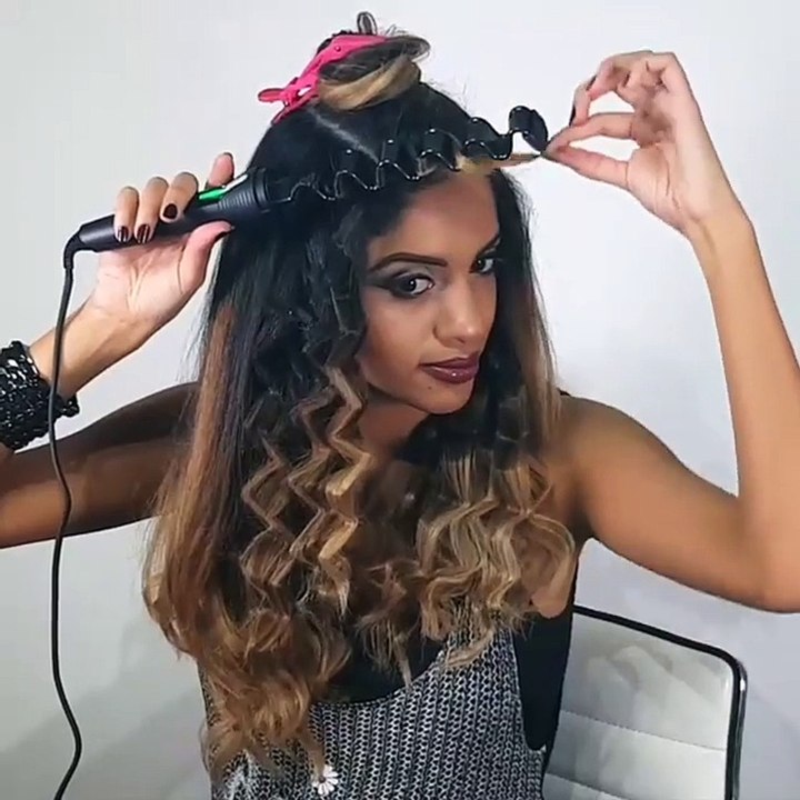 Zig Zag Curls by @ariba_pervaiz