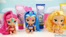 Learn COLORS with Shimmer and Shine Bath Paint Nick Jr Bathtime Toys Frozen Paw Patrol Finding Dory-13q0ct