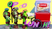 Teenage Mutant Ninja Turtles Coca-Cola Popcorn Machine Mikey Makes a Mess Spills Candy and Treats-7kHZz3EUp