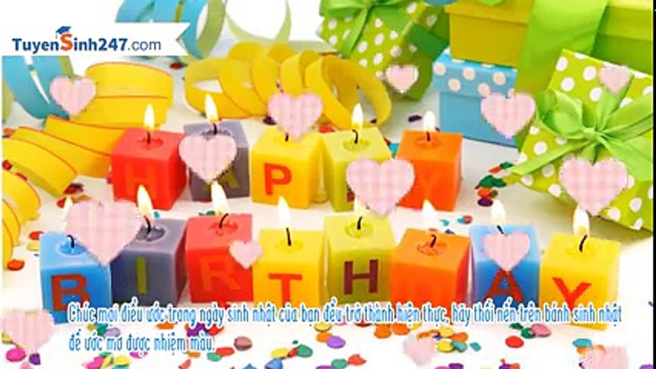 Lời chúc sinh nhật cực hay và ý nghĩa