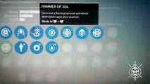 New Solar Titan Skill Tree _ 3rd Subclass Sunbreaker _ Destiny The Taken King