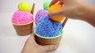 Learn Colors Clay Foam Ice Cream Cups Surprise Toys Minions Spiderman Hello Kitty Toys Story-ECFu8iOk