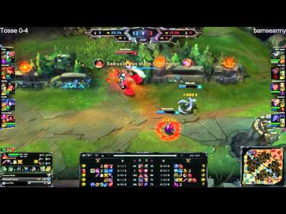 DNP League of Legends bamsearmy vs Tosse 0 4