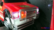 COLLECTION OF FAST LANE MIGHTY MACHINES - CITY VEHICLES COLOR CHANGING FIREFIGHTERS AMBULANCE POLICE-SIE