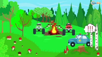 The Green Tractor at work | Cars & Trucks Construction Cartoons for children