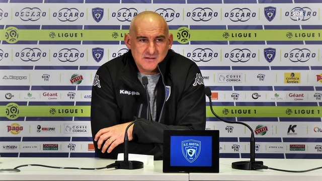 Paris-Bastia : Conf. d'avant-match de F. Ciccolini