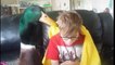 Nibbles the pet duck and his owner have beautiful bonding moment