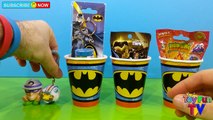 Batman vs Superman Batman Surprise Cups Surprise Eggs Star Wars Moshi Monsters