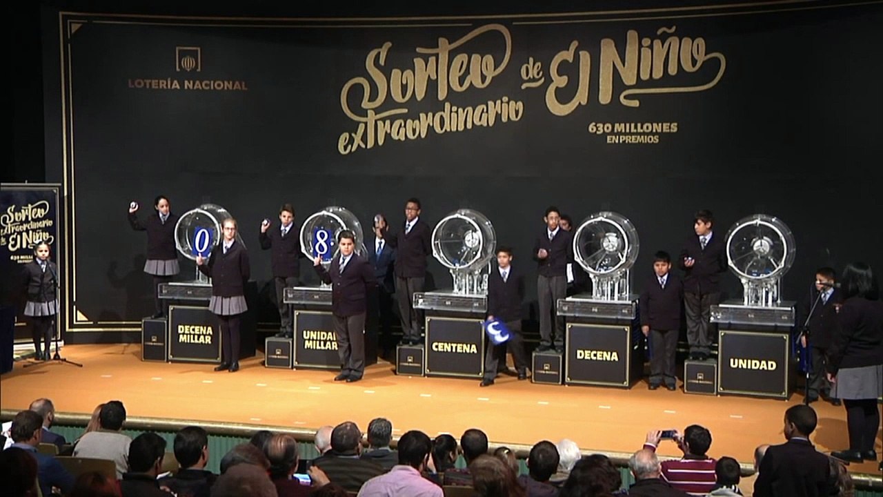 Primer premio del sorteo de El Niño