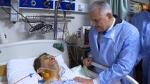 Turkish PM visits Izmir wounded in hospital