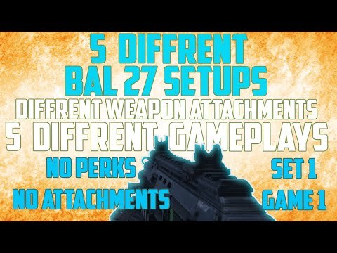 Call of duty Advanced Warfare Bal 27 weapon setup game 1