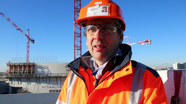 Philippe Hernoult, directeur de projet de la Bordeaux Métropole Arena, pour Bouygues Constructions