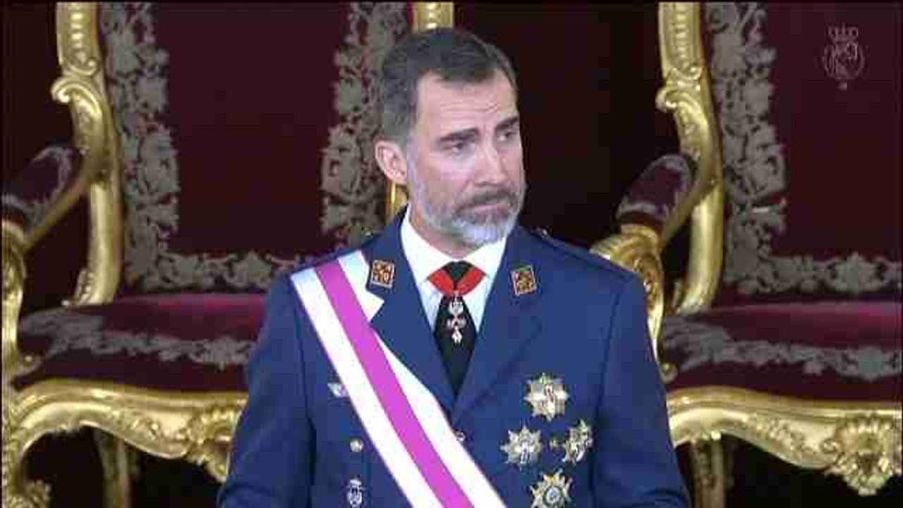 El Rey dice que  "no hay que escatimar esfuerzos" para combatir el terrorismo
