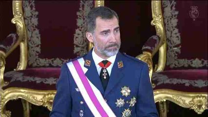 El Rey dice que  "no hay que escatimar esfuerzos" para combatir el terrorismo