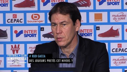 Garcia n'exclut pas de prêter des jeunes cet hiver