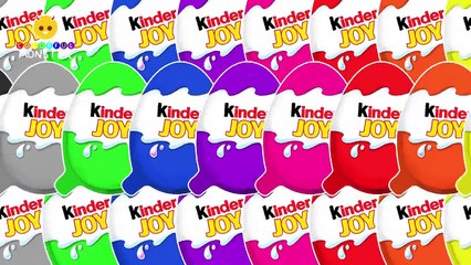 Learn Colors with Pacman Kinder Joy Surprise Eggs - Learn Colors for Children - Learning Videos