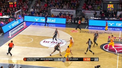 [HIGHLIGHTS] BASKET (Euroleague): Brose Bamberg  - FC Barcelona Lassa (85-65)