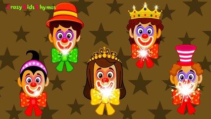 Finger Family Clown Family Nursery Rhyme | Clown Finger Family Songs Rhymes