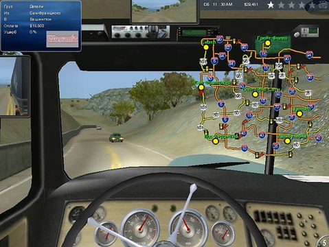 Прохождение игры 18 стальных колес по дорогам америки-часть 8