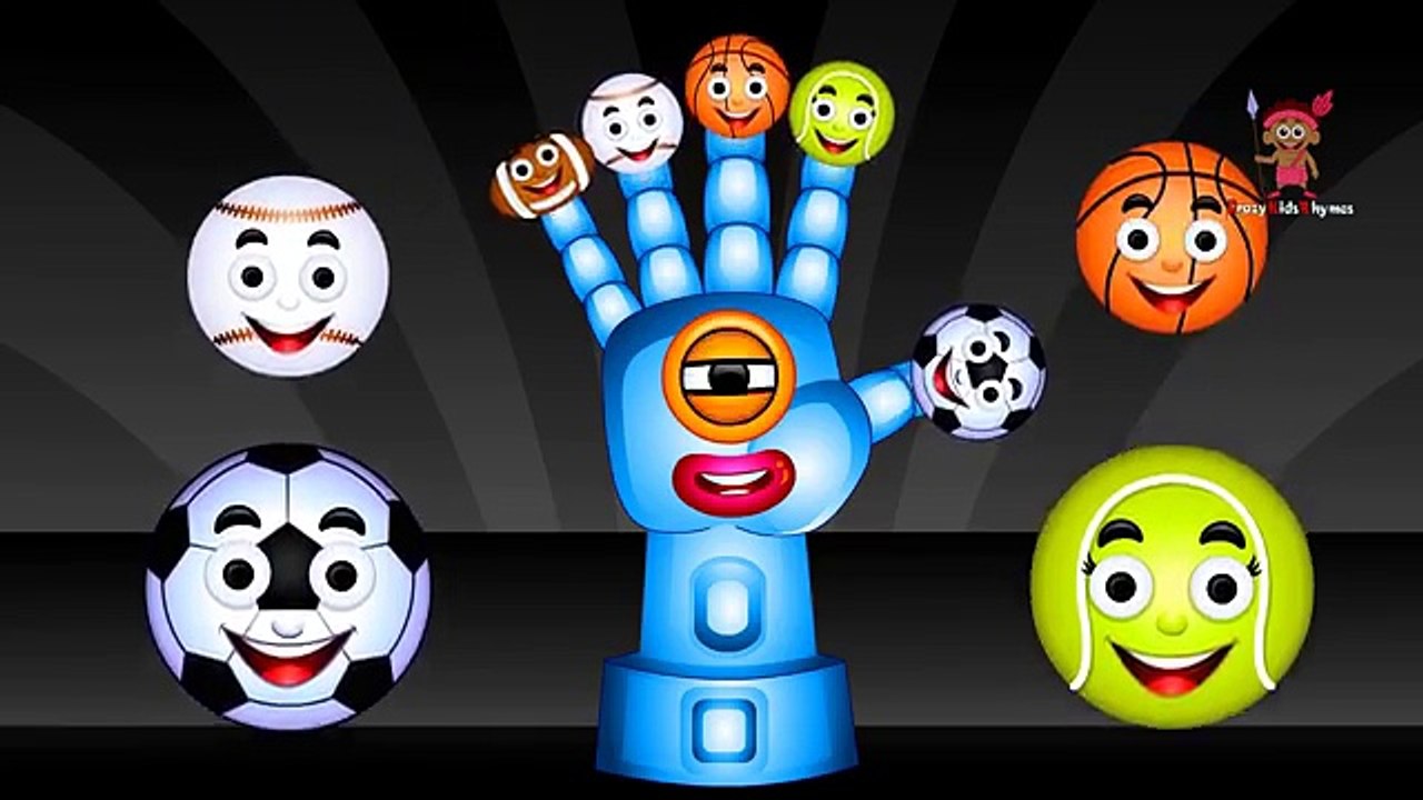 BALL Finger Family Nursery Rhymes Songs for Children and Kids | Ball Finger Family Songs