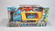 Tobot Car Carrier Tayo The Little Bus English Learn Numbers Colors Toy Surprise Eggs-KWw-Wl