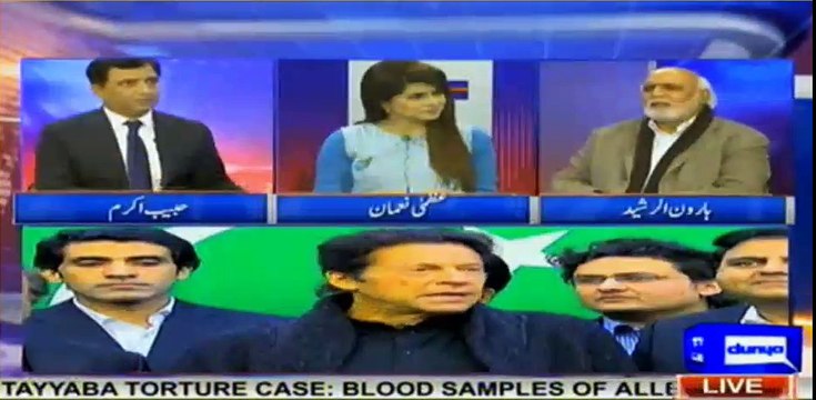Haroon Rasheed made Habib Akram speechless when he tried defending Nawaz Sharif and make SC controversial