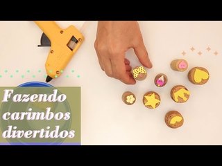 COMO FAZER CARIMBOS CASEIROS