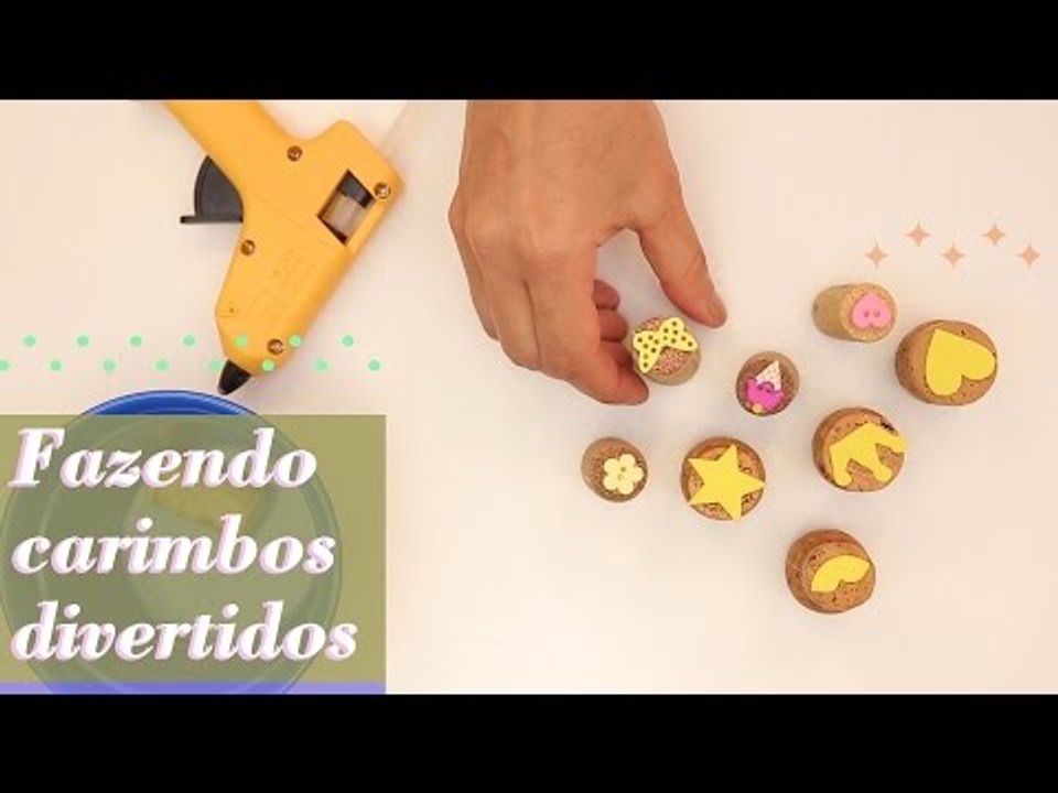 COMO FAZER CARIMBOS CASEIROS