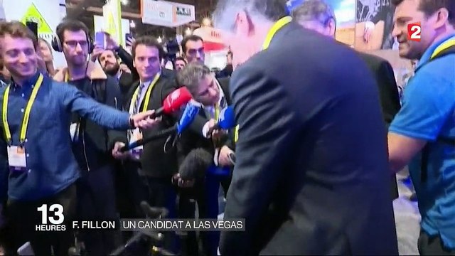 François Fillon : un candidat à Las Vegas auprès des jeunes entrepreneurs français