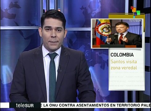 Colombia: Santos visita zonas veredales para las FARC-EP