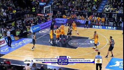 Bilbao vs Gran Canaria | highlights - Basketball - ACB - 07/01/2017