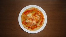 Margarita pizza of domestic flour  Japanese food  国産小麦粉のマルゲリータピッツァ