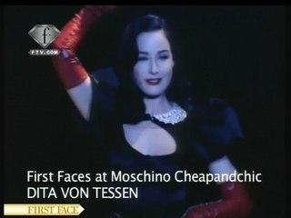 Dita von Teese - moschino cheapandchic (milan fashion show)