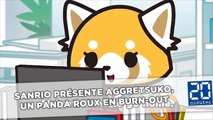 Sanrio présente Aggretsuko, un jeune panda roux en   burn-out