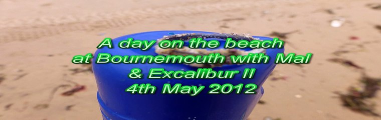Beach Metal Detecting with Mal at Bournemouth UK .. By XanderC