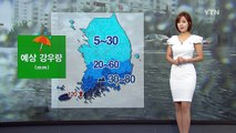 [날씨] 오늘 전국 장맛비...남해안, 제주도 돌풍·벼락·국지성 호우 / YTN (Yes! Top News)