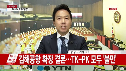 영남 김해공항 확정 결론 ...TK-PK 모두 '아쉬움' / YTN (Yes! Top News)