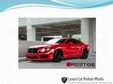 Luxury Cars on Rentals in Miami