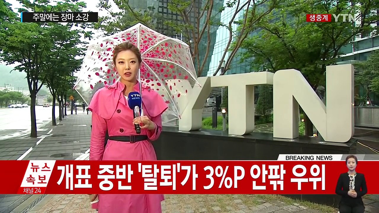 [날씨] 장맛비 저녁에 그쳐...주말 전국 장마 소강 / YTN (Yes! Top N...