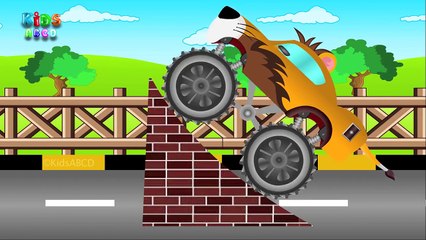 Monster Truck Stunt | Monster Truck Videos For Kids | Monster Trucks For Children
