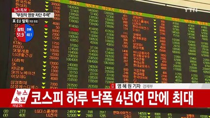 코스피·코스닥 폭락, 환율 급등...출렁이는 증시 / YTN (Yes! Top News)