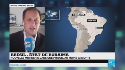 Brésil : nouvelle mutinerie dans une prison, au moins 33 morts