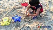 THOMAS AND FRIENDS Playtime at the Beach Thomas the Tank Engine James Surprise Toys Ryan ToysReview