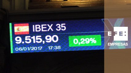 La Bolsa saluda el nuevo año con una subida del 1,75% en la semana, que le aúpa por encima de los 9.500