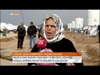 Musul'dan Kaçan Sivillerin Kamptaki Yaşam Koşulları - TRT Avaz Haber
