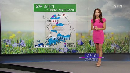 [날씨] 무더위에 곳곳 소나기...남부 장맛비  / YTN (Yes! Top News)