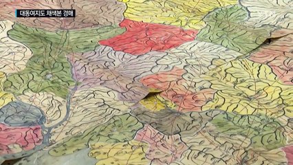 '전 세계 3점' 대동여지도 채색본 오늘 경매 / YTN (Yes! Top News)