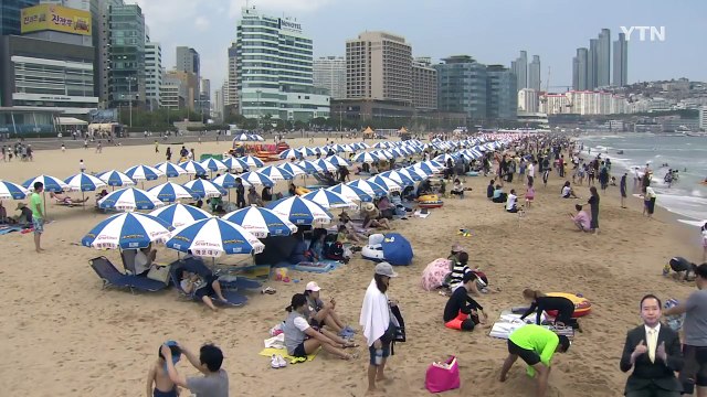'반짝' 무더위 기승...바다로 산으로 피서객 몰려 / YTN (Yes! Top News)